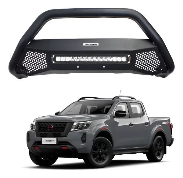Defensa Rc4 Lr Con Led Go Rhino Nissan Np300 2016-2025