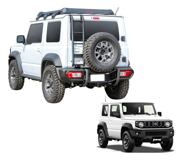 Bumper Trasero C/ Tiron Para Suzuki Jimny 2021 - 2025 Bronx