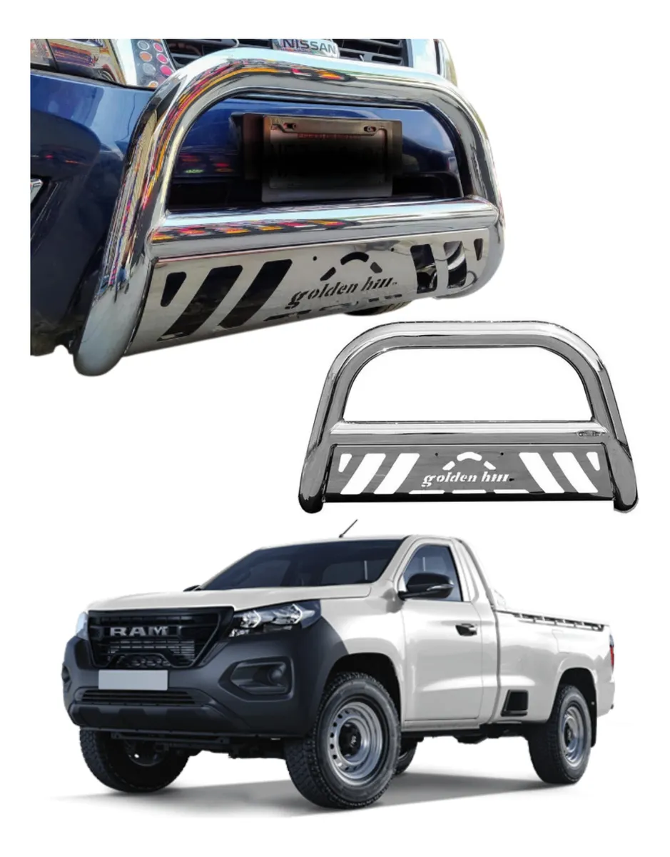 Burrera Tumbaburros Gh Cromada Para Dodge Ram 1200 2025 - Image 1