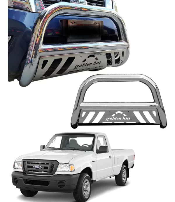 Burrera Tumbaburros Gh Cromada Para Ford Ranger 1998 - 2009