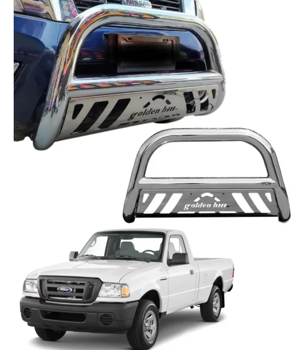 Burrera Tumbaburros Gh Cromada Para Ford Ranger 1998 - 2009