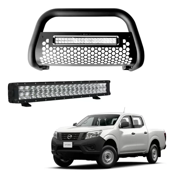 Burrera Tumbaburros Con Barra Led Frontier/np300 2021-2024