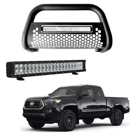 Burrera Tumbaburros Con Barra Led Toyota Tacoma 2015-2022 - Image 1