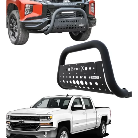 Burrera Tumbaburros Black Chevrolet Silverado 2014 - 2018