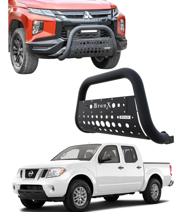 Burrera Tumbaburros Black Para Frontier V6 2008 - 2020