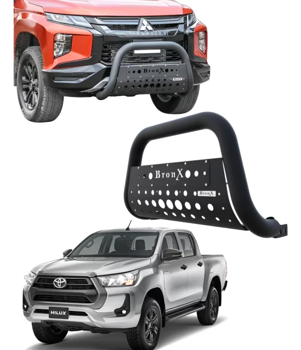 Burrera Tumbaburros Black Para Toyota Hilux 2016 - 2024