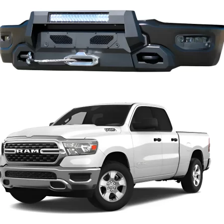 Bumper Delantero Para Winch Ram 1500 New Body 2019-2024