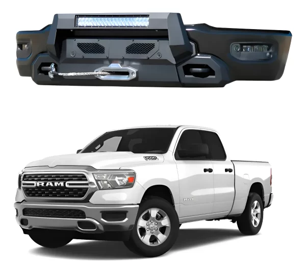 Bumper Delantero Para Winch Ram 1500 New Body 2019-2024