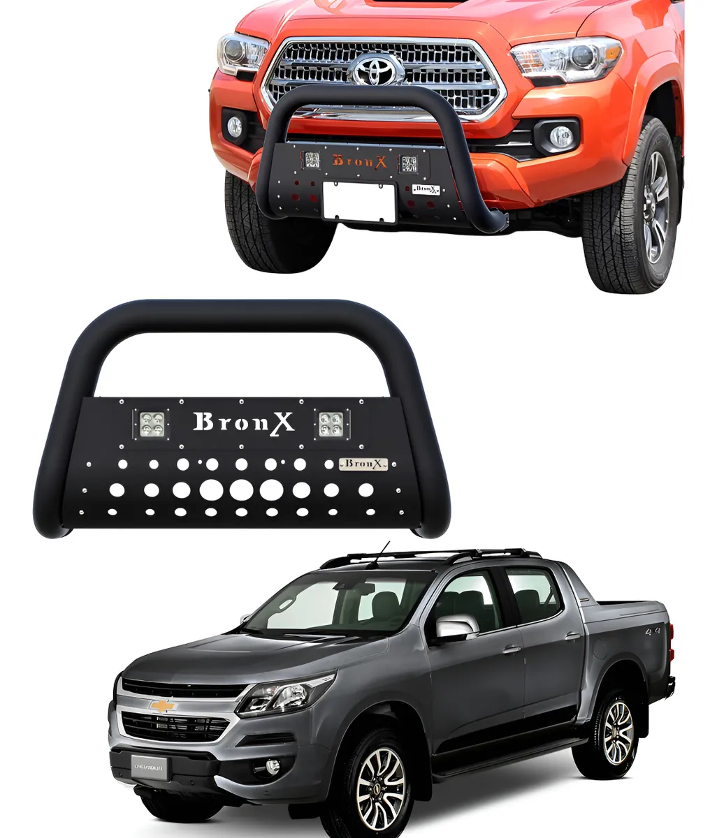Burrera Black Para Chevrolet S-10 2016 - 2018 + 2 Luces Led - Image 1
