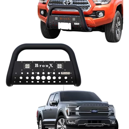 Kit Burrera Black Para Ford Lobo F-150 2015 - 2024 + 2 Luces