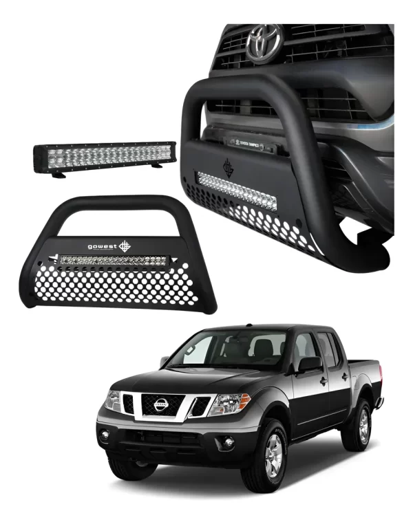 Kit Burrera Ultra Bar Np300 Frontier 2001 - 2007 + Barra Led