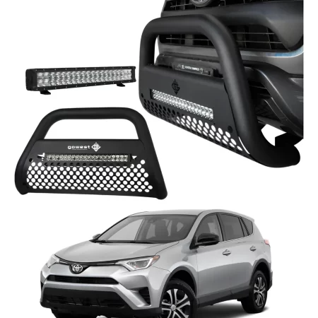Kit Burrera Ultra Bar Para Toyota Rav4 2013 - 2018 + Luz Led