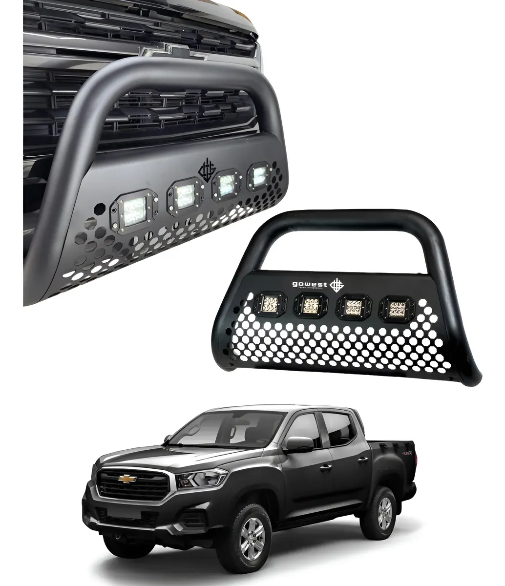 Burrera Ultra Bar 4 Faros Chevrolet S10 Max 2022 - 2024 - Image 1