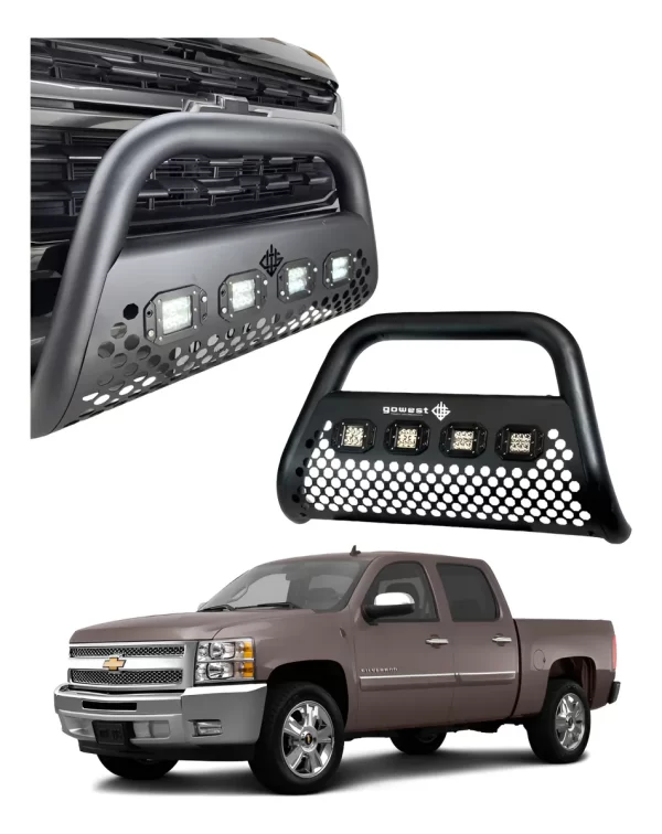 Burrera Ultra Bar 4 Faros Chevrolet Silverado 2007 - 2013
