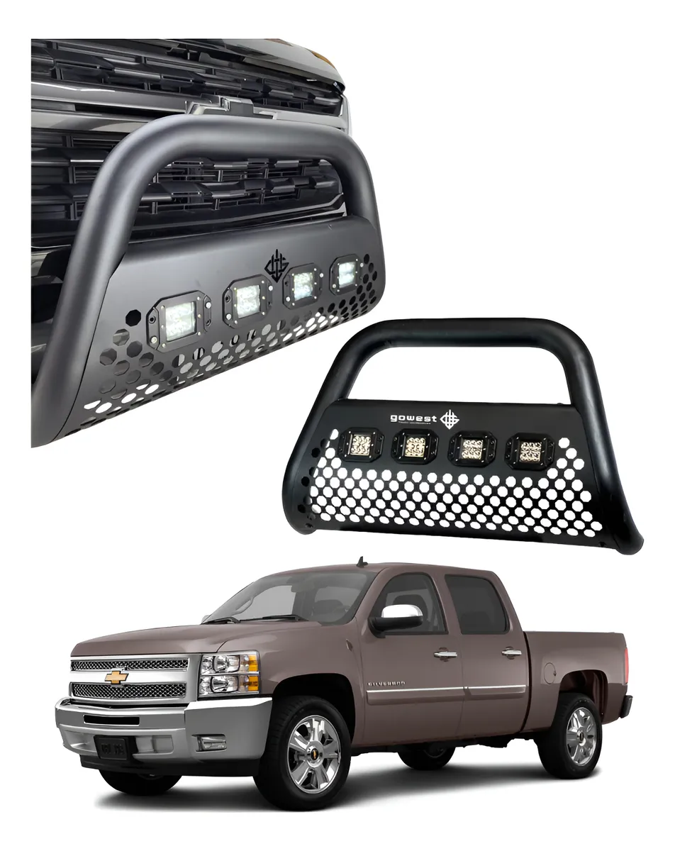 Burrera Ultra Bar 4 Faros Chevrolet Silverado 2007 - 2013 - Image 1