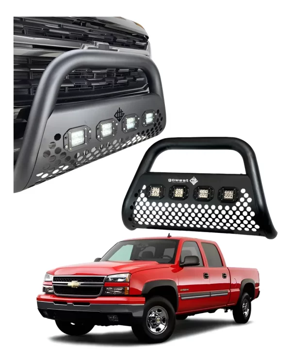 Burrera Ultra Bar 4 Faros Chevrolet Silverado 2003 - 2006