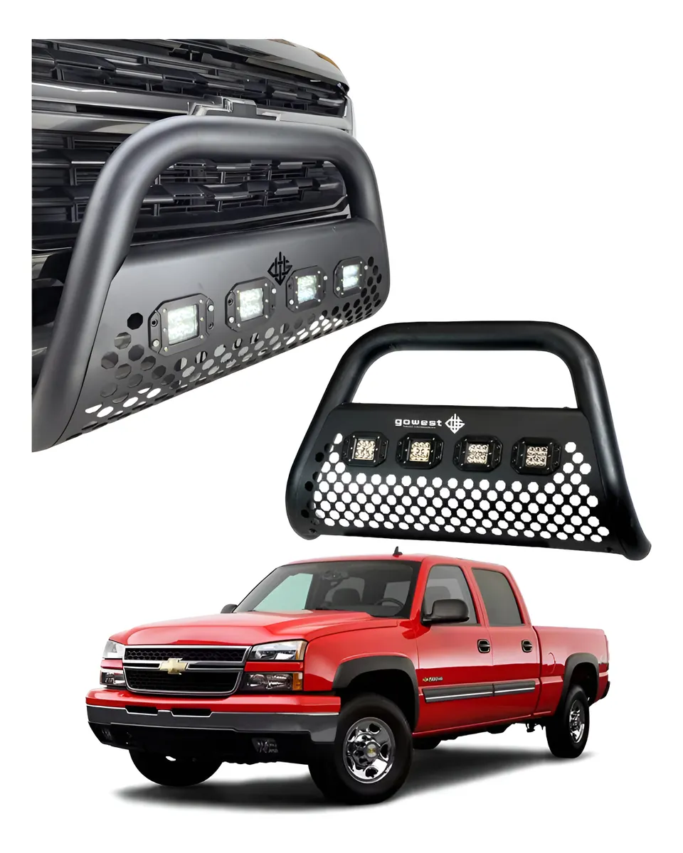 Burrera Ultra Bar 4 Faros Chevrolet Silverado 2003 - 2006 - Image 1