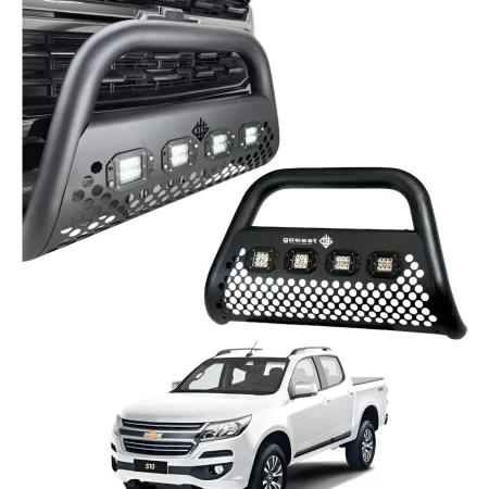 Burrera Ultra Bar 4 Faros P/ Chevrolet S10 2016 - 2021