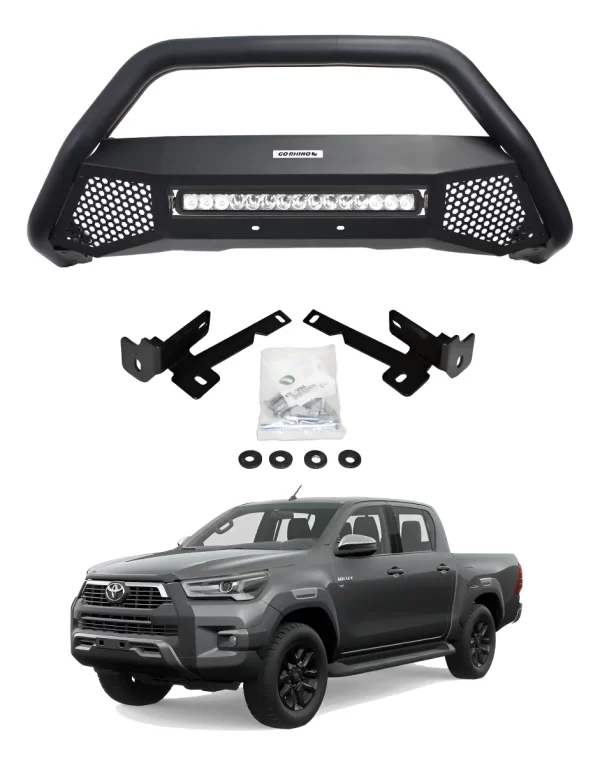 Defensa Rc4 Lr Con Luz Hilux 2016 - 2024