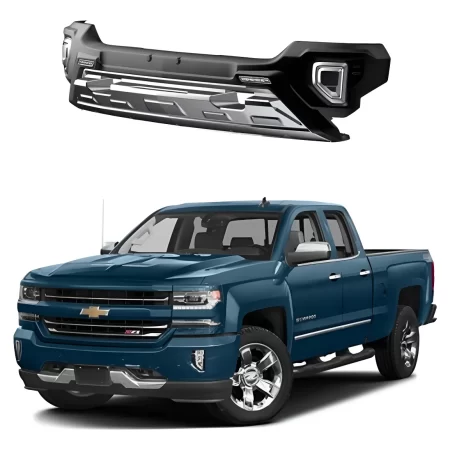 Bumper Delantero Con Led Airdesign Silverado 1500 2016-2018
