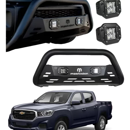 Kit Burrera Rage P/ Chevrolet S10 Max 2022 - 2025 + 2 Faros