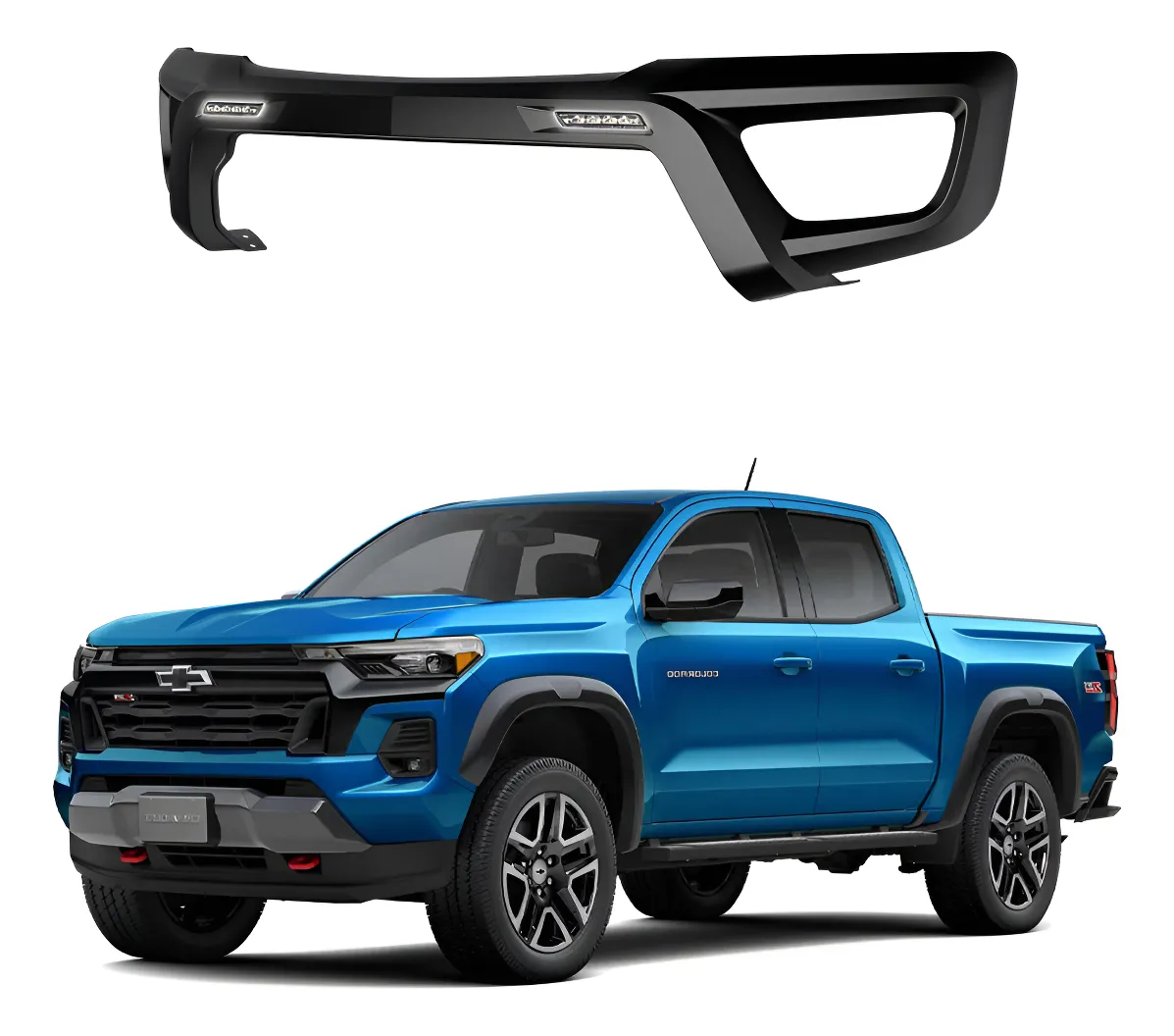 Bumper Delantero Con Faros Drl Chev Colorado 2016- 2020 - Image 1