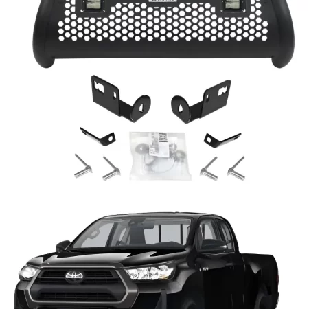Burrera Defensa Rc2 Lr2 C/luz Toyota Hilux 2016 - 2025