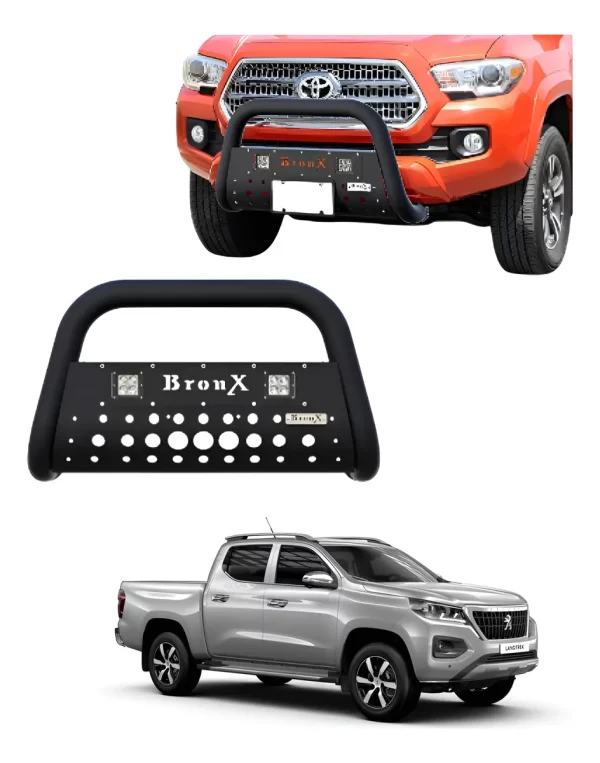 Kit Burrera Black Peugeot Landtrek 4 Action 2021-2023 +2 Led