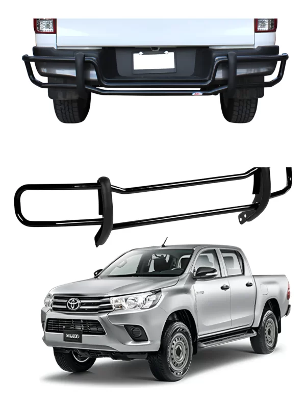Burrera Eurobumper Traseron Para Toyota Hilux 2016 - 2024
