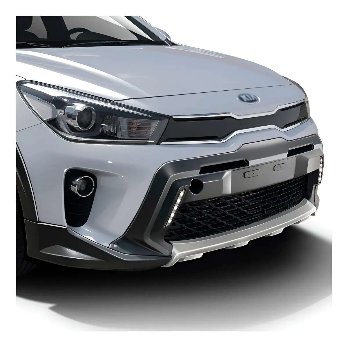 Bumper Guard Delantero Con Faros Drl Kia Rio 2018 - 2020 - Image 1