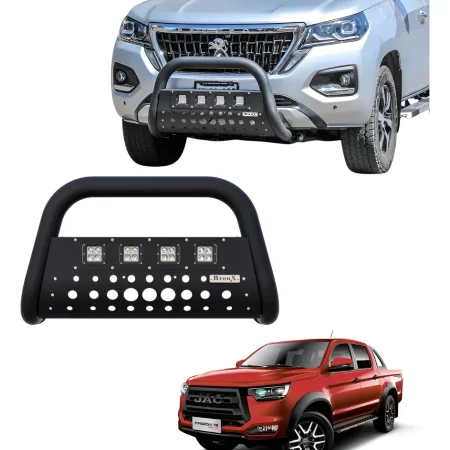 Burrera Black 4 Faros Para Jac T8 Diesel 4x4 2021-2023