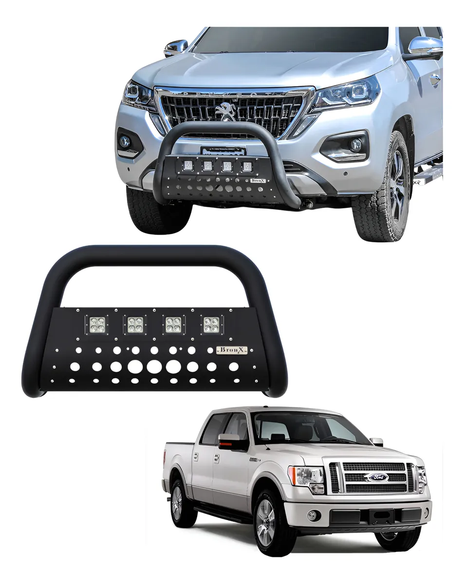 Burrera Black 4 Faros Para Ford Lobo,f150, F250 2009-2014 - Image 1