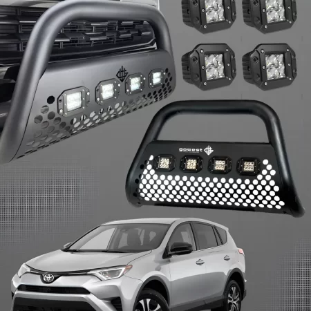 Kit Burrera Ultra Bar Toyota Rav4 2013 - 2018 + 4 Faros Led
