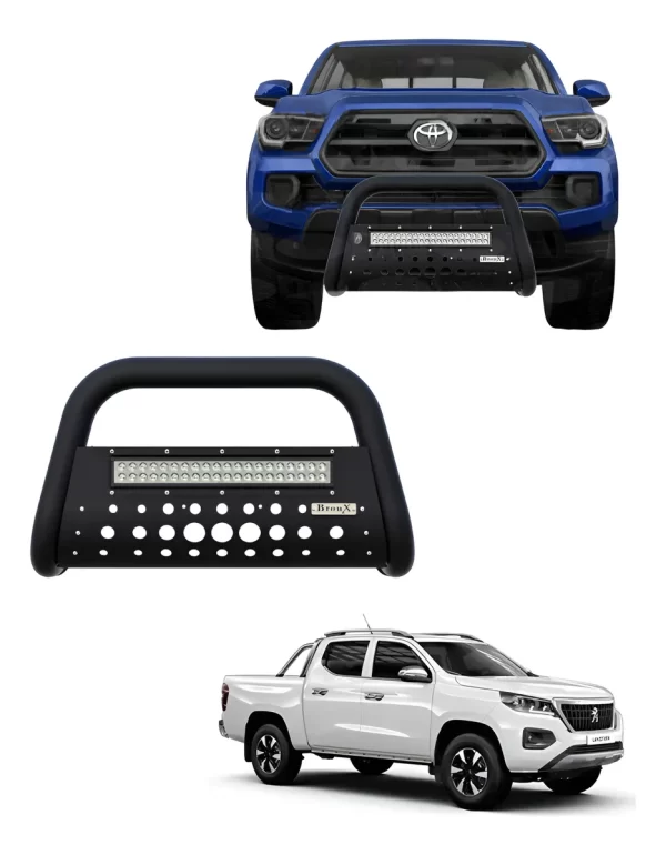 Burrera Black Con Barra Led Landtreck 4 Action 2021 -2023