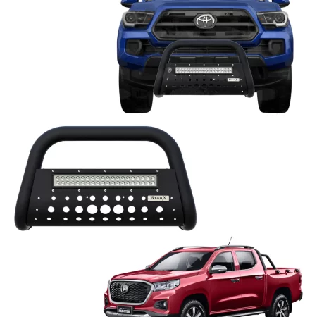 Burrera Black Con Barra Led Para Changan Hunter -2024