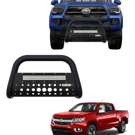 Burrera Black Con Barra Led Chevrolet Colorado 2013 -2015
