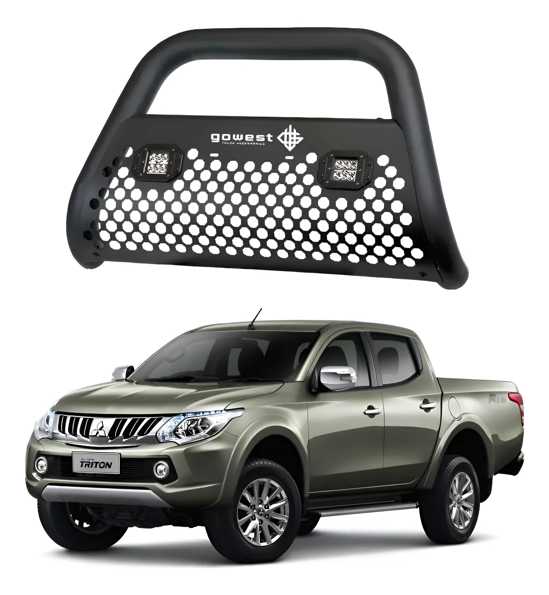 Burrera Ultra Bar 2 Faros Mitsubishi L200 2008 - 2015 - Image 1