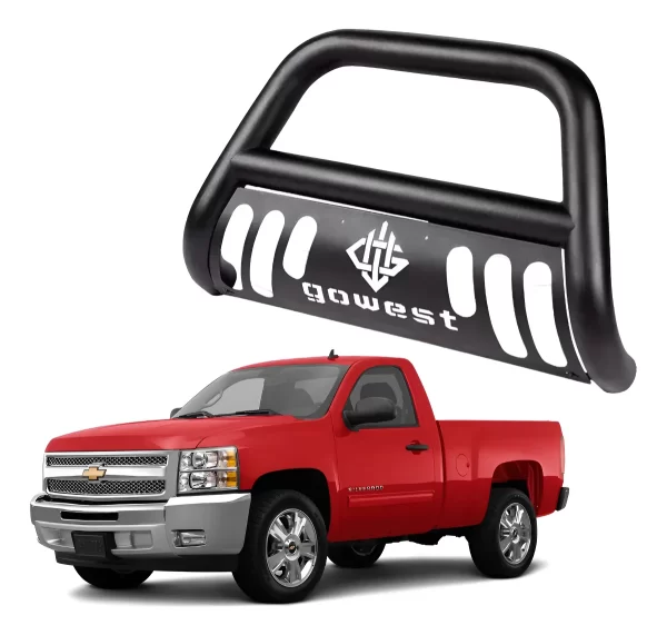 Burrera Protector Bar Negra Chevrolet Silverado 2007 - 2013