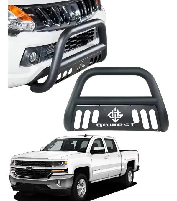 Burrera Protector Bar Negra Chevrolet Silverado 2016 - 2018