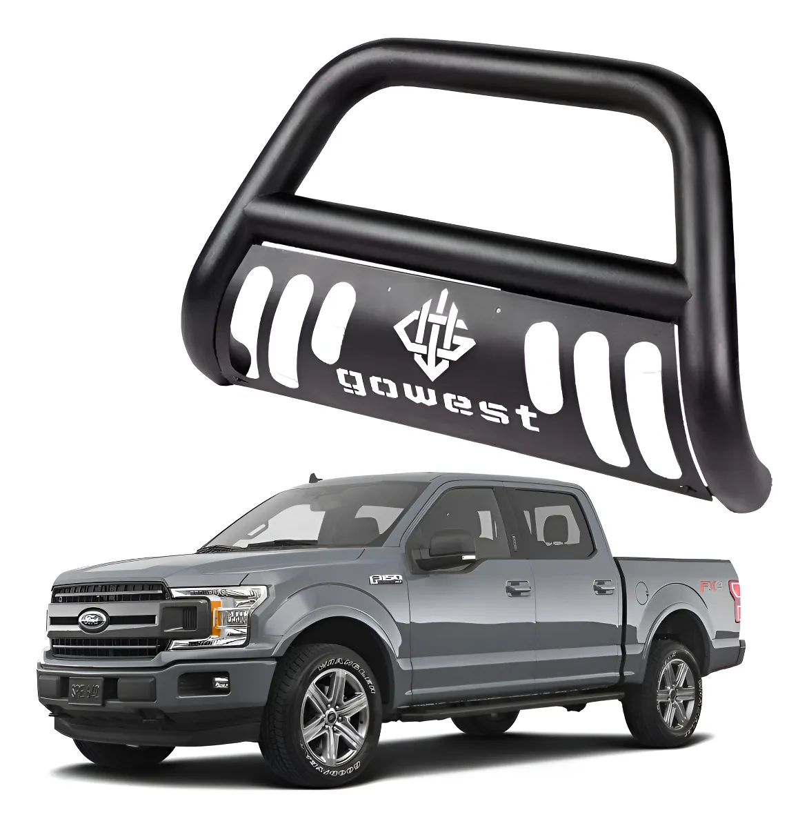 Burrera Protector Bar Negra Ford F150 Lobo 2018 - 2020 - Image 1