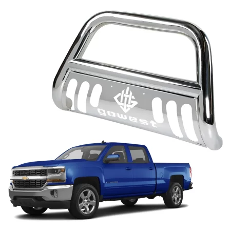 Burrera Protector Bar Cromada Chevrolet Silverado 2016-2018