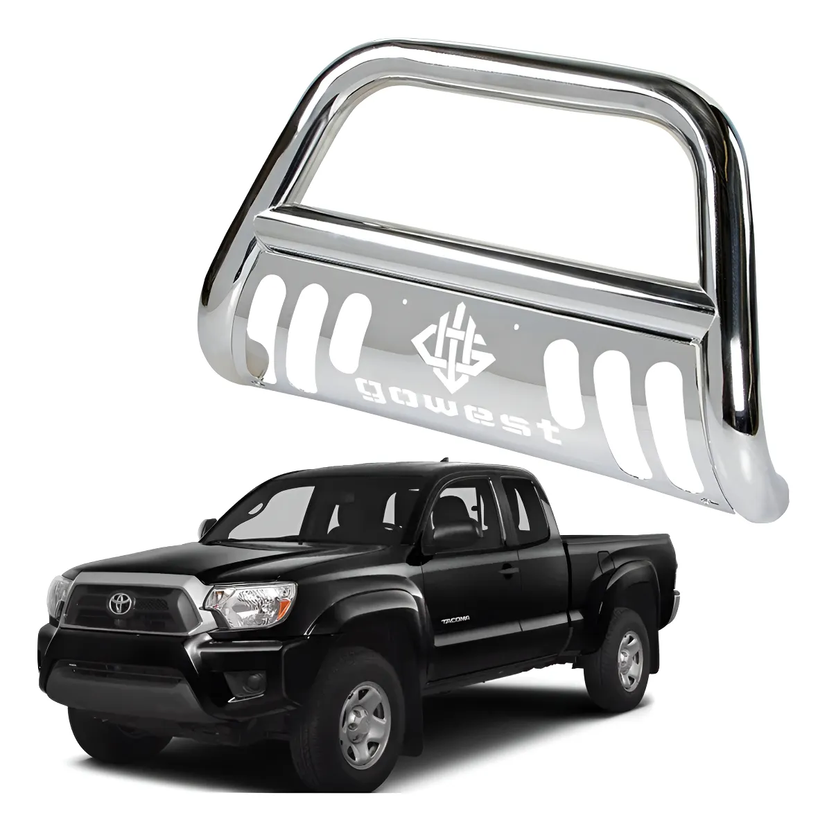 Burrera Protector Bar Cromada Toyota Tacoma 2005 - 2015 - Image 1