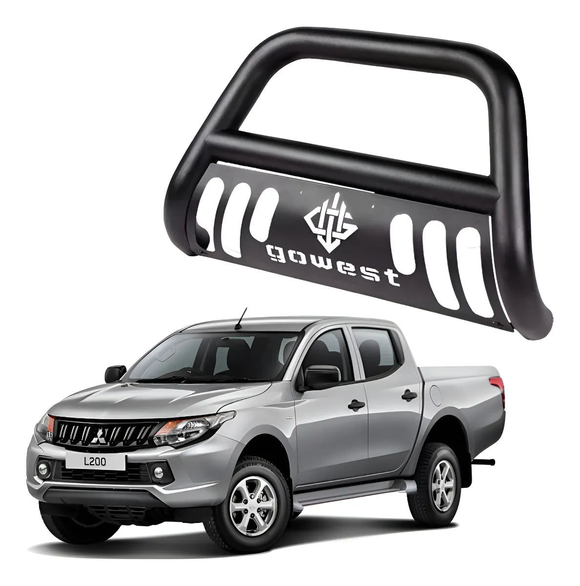 Burrera Protector Bar Negra Mitsubishi L200 2016 - 2019 - Image 1