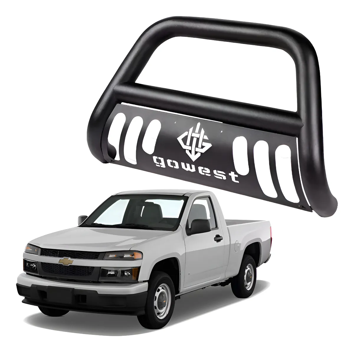 Burrera Protector Bar Negra Chevrolet Colorado 2004 - 2012 - Image 1
