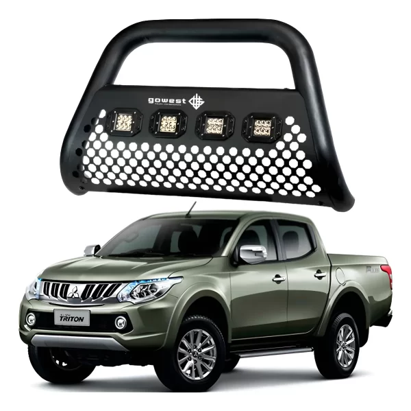 Burrera Ultra Bar 4 Faros Mitsubishi L200 2016 - 2019
