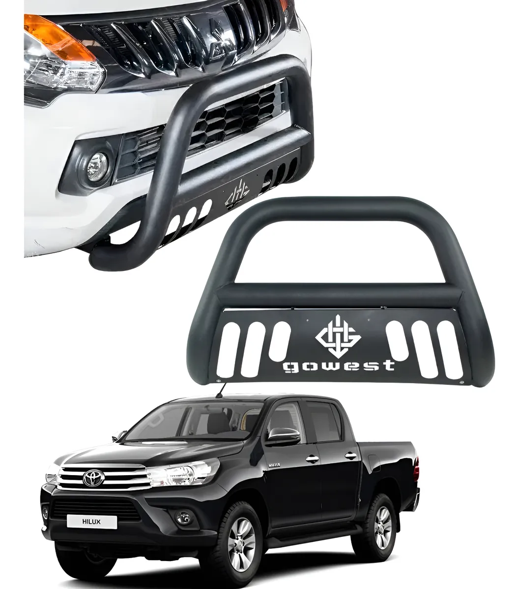 Burrera Protector Bar Negra Toyota Hilux 2005 - 2015 - Image 1