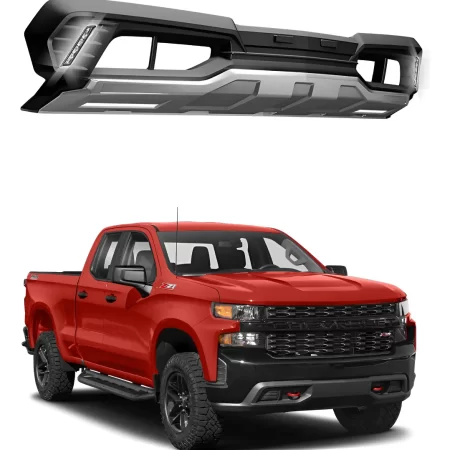Bumper Delantero Con Led Airdesign Chevrolet Silverado 2019