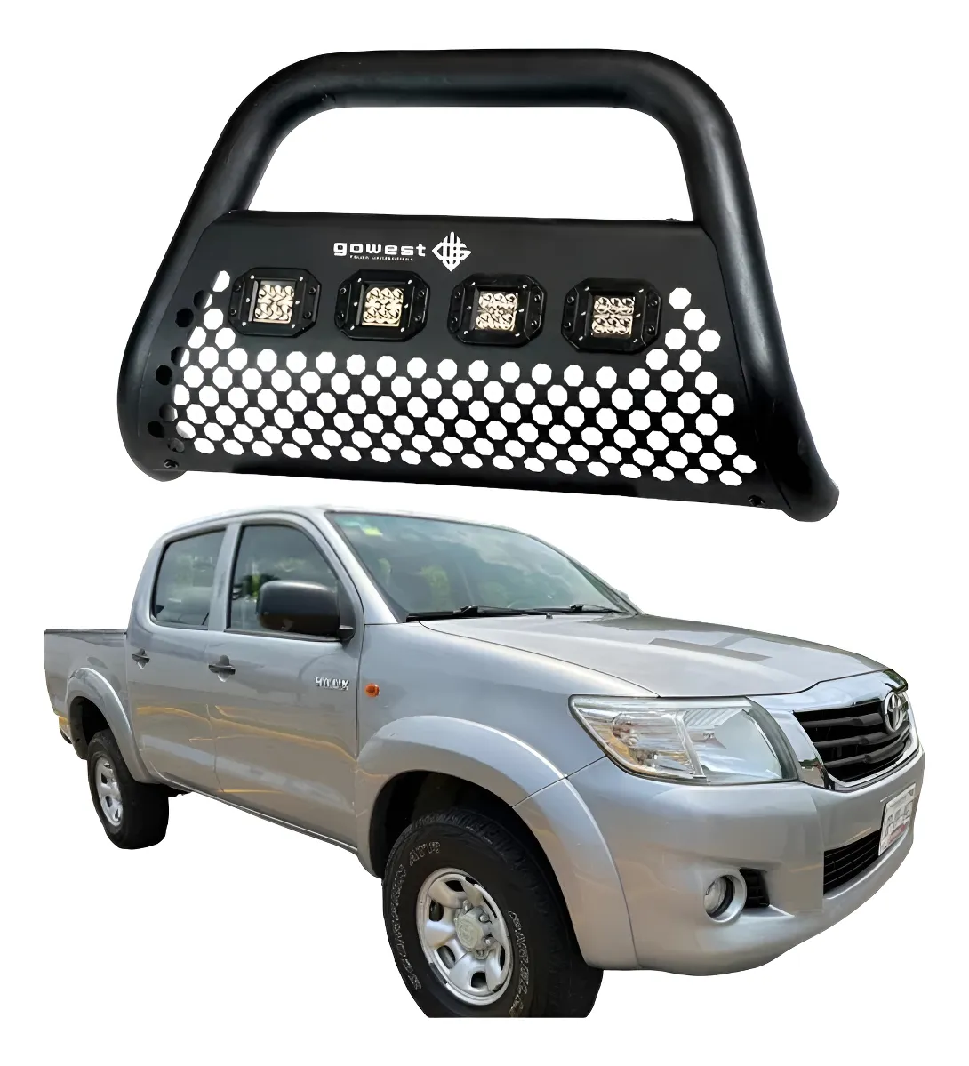 Burrera Ultra Bar 4 Faros Toyota Hilux 2005 - 2015 Off Road - Image 1