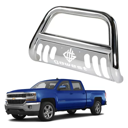 Burrera Protector Bar Cromada Chevrolet Silverado 2016-2018