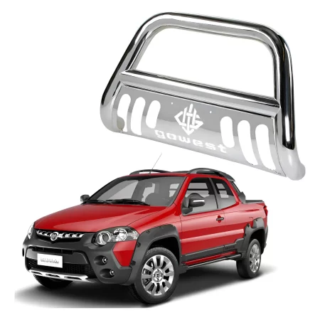 Burrera Protector Bar Cromada Ram 700 Dob Cab 2014 - 2020